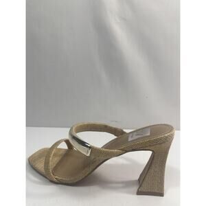 Dv Dolce Vita Shoes Womens Size 9.5 Beige DV Yacht Raffia Slide Heel Sandals Box